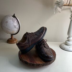 JOHNSTON & MURPHY 9.5 Wide Shuler Bicycle Unisex Oxford Dress Shoe